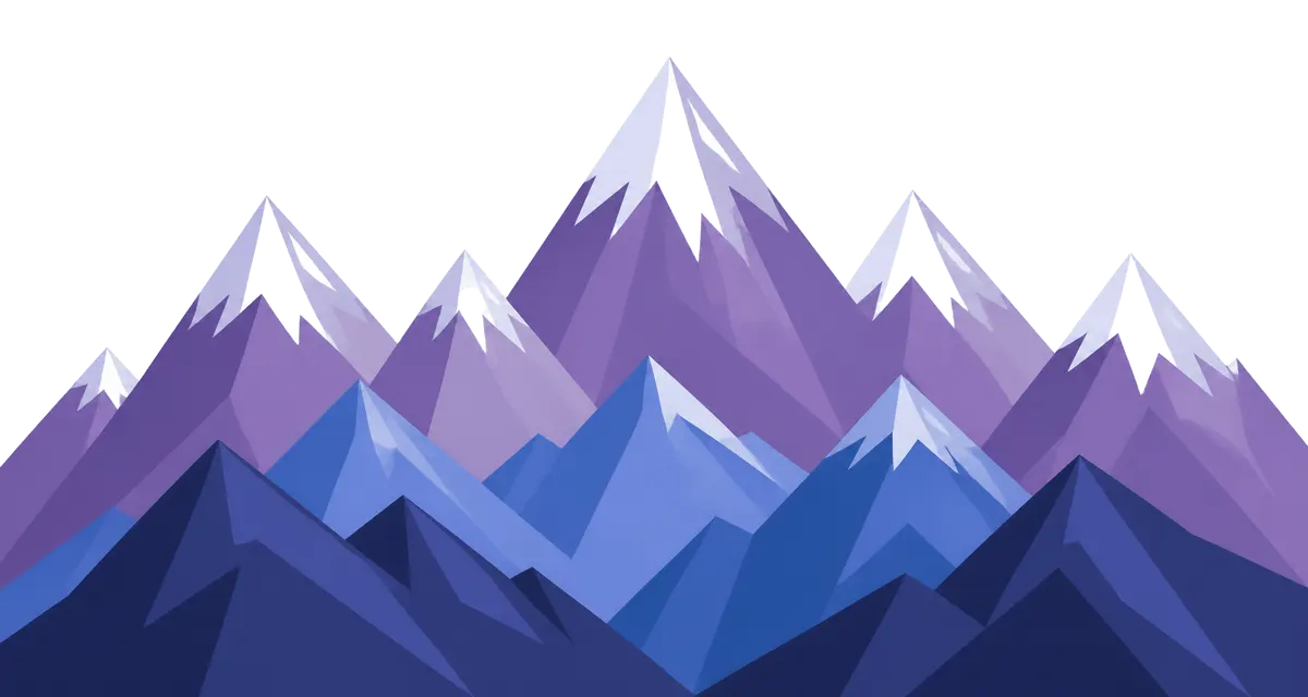 Mountain range illustration